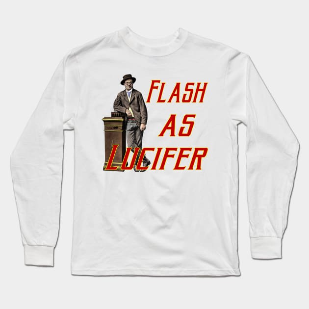 Flash as Lucifer Long Sleeve T-Shirt by Outlaw_Joe_Byrne